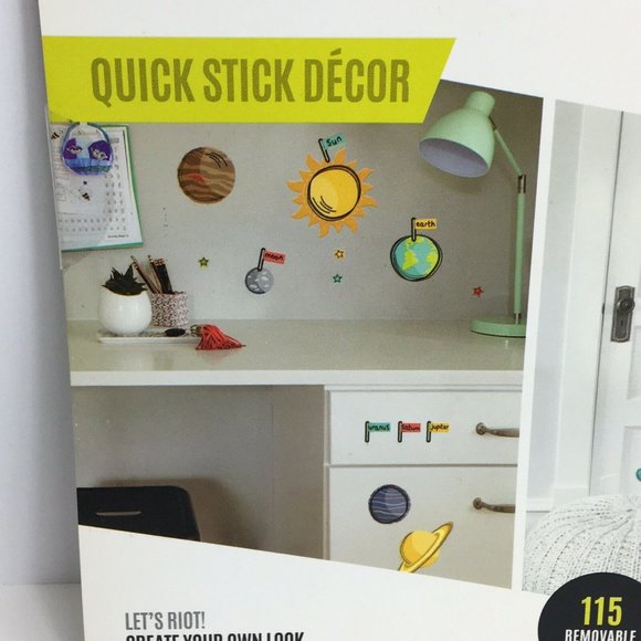 Paper Riot Co. Removable Decals Space Case Quick Stick 115 Decal Stickers New - Picture 4 of 12